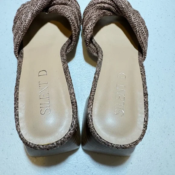 Silent D Pedro Elegant Brown Woven Women's Shoes - Picture 5 of 6